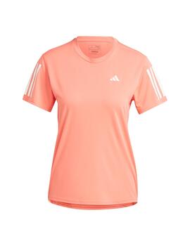 Camiseta Adidas  Own The Run Mujer Coral