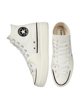 Zapatillas Converse Ctas Construct Hi Unisex Blanco