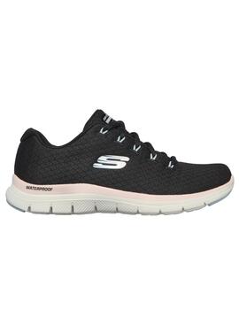 Zapatillas Skechers Flex Appeal 4.0 Mujer Negro