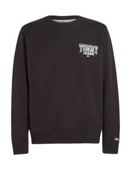 Sudadera Tommy Entry Graphi Hombre Negro