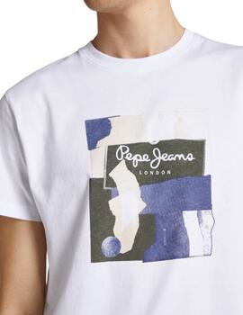 Camiseta Pepe Jeans Oldwive Hombre Blanco