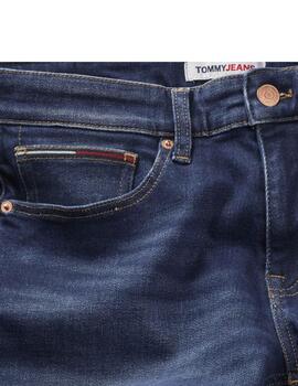 Pantalón Tommy Scanton Slim Hombre Denim