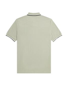 Polo Fred Perry Twin Tipped Hombre Verde
