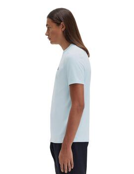 Camiseta Fred Perry Ringer Hombre Azul