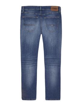 Pantalón Tommy Scanton Slim Hombre Denim