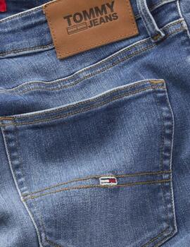 Pantalón Tommy Scanton Slim Hombre Denim