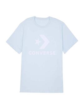 Camiseta Converse Stand Fit Logo Star Chev Unisex Azul