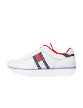 Zapatillas Tommy Jeans Retro Runner Mat Mix Mujer Rojo