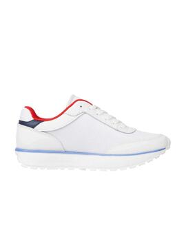 Zapatillas Tommy Jeans Retro Runner Mat Mix Mujer Rojo