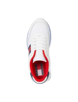 Zapatillas Tommy Jeans Retro Runner Mat Mix Mujer Rojo