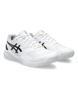 Zapatillas Asics Dedicate 8 Padel Hombre Blanco