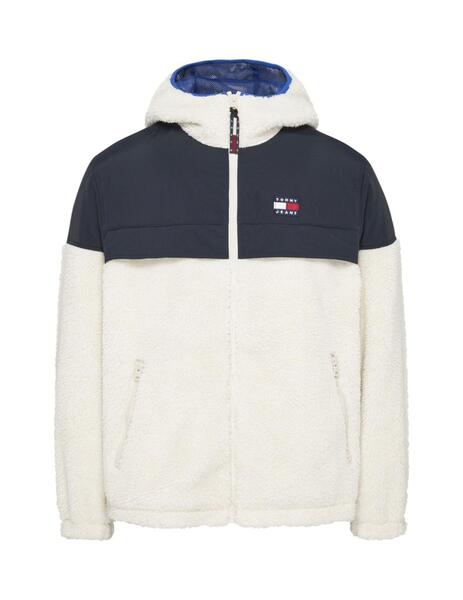 Cazadora Tommy Hilfiger Chicago Sherpa Hombre Blanco