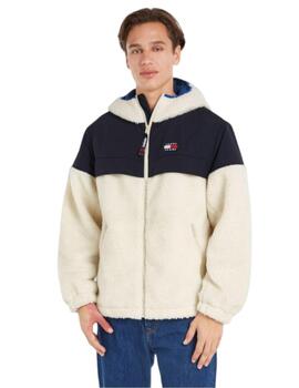 Cazadora Tommy Hilfiger Chicago Sherpa Hombre Blanco