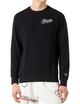 Sudadera Sin Capucha Champion Crewneck Hombre Negro