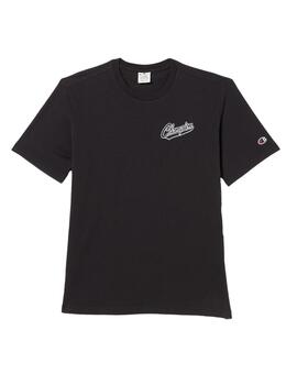 Camiseta Champion  Crewneck Hombre Negro