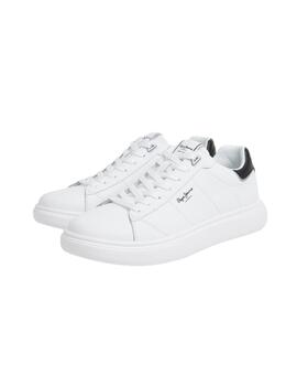 Zapatilla Pepe Jeans Eaton Bassic Hombre Blanco