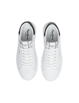 Zapatilla Pepe Jeans Eaton Bassic Hombre Blanco