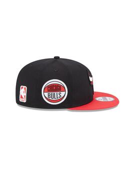 Gorra New Era Chicago Bulls Plana Unisex Negra