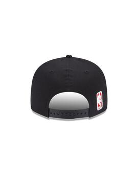 Gorra New Era Chicago Bulls Plana Unisex Negra