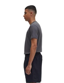 Camiseta Fred Perry Ringer Hombre Gris