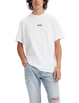 Camiseta Levis Relaxed Baby Tab Hombre Blanco
