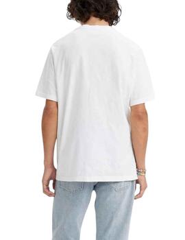 Camiseta Levis Relaxed Baby Tab Hombre Blanco