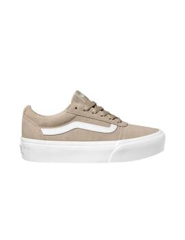 Zapatillas Vans Ward Platform Mujer Beige