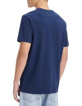 Camiseta Levis Relaxed Hombre Marino