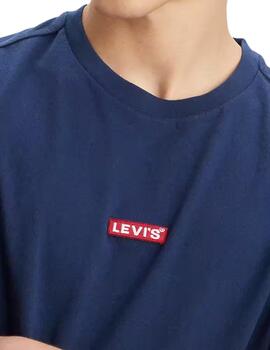 Camiseta Levis Relaxed Hombre Marino