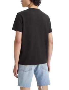 Camiseta Levis Relaxed Hombre Negro