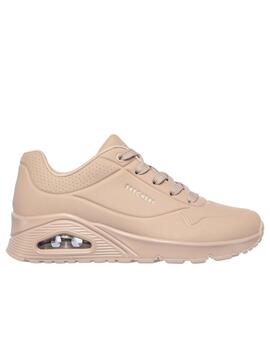 Zapatillas Skechers Uno Stand On Air Mujer Beige