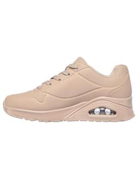 Zapatillas Skechers Uno Stand On Air Mujer Beige