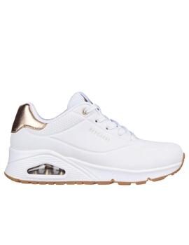 Zapatillas Skechers Uno Stand On Air Mujer Blanco