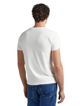 Camiseta Pepe Jeans Wolf Hombre Blanco