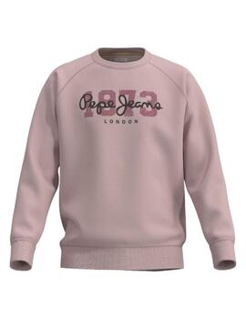 Sudadera Sin Capucha Pepe Jeans Meier Hombre Rosa