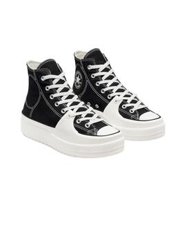 Zapatillas Convers Ctas Construct Hi Unisex Negro