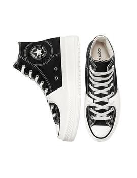 Zapatillas Convers Ctas Construct Hi Unisex Negro