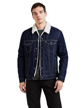 Chaqueta Vaquera Sherpa Truker Hombre Vaquero