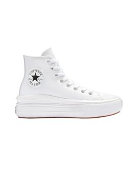 Zapatillas Converse All Star Move Leather Mujer Blanco