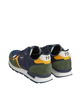 Zapatillas Pepe Jeans Brit Heritage Hombre Multicolor