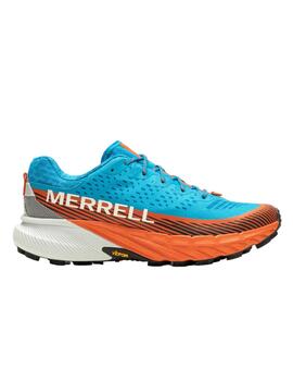 Zapatilla Merrell Agility Peak 5 GTX Azul/Naranja