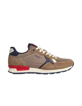 Zapatillas Pepe Jeans Brit Heritage Hombre Marrón