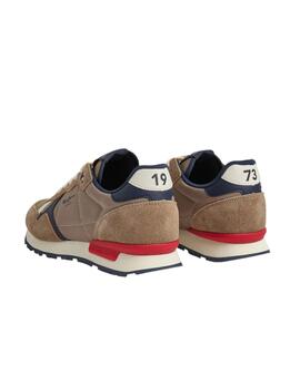 Zapatillas Pepe Jeans Brit Heritage Hombre Marrón