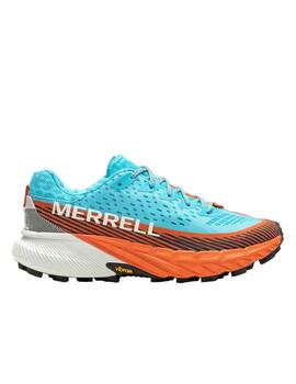 Zapatillas Merrel Agility Peak 5  Mujer Azul