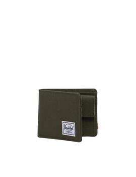 Cartera Herschel Roy Coin Unisex Verde