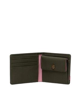 Cartera Herschel Roy Coin Unisex Verde