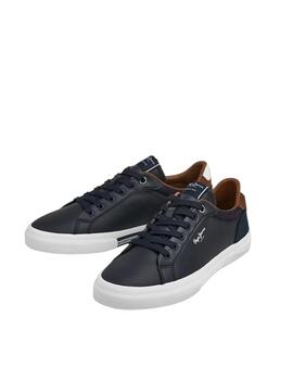 Zapatillas Pepe Jeans Kenton Court Hombre Marino