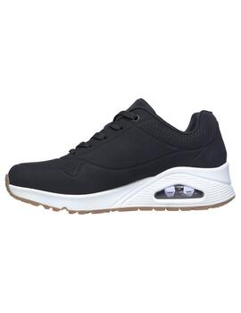 Zapatilas Skechers Uno Stand Hombre Negro