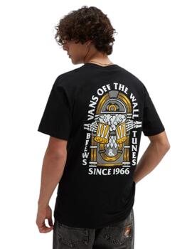 Camiseta Vans  Brew Bros Tunes Hombre Negro