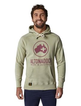 Sudadera Atonadock Logo Hombre Verde